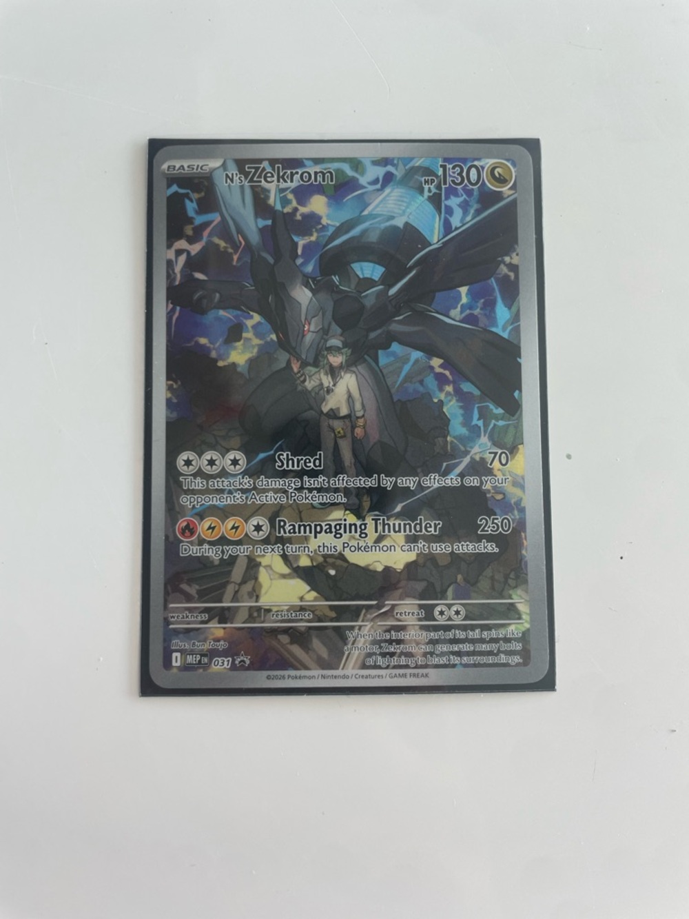 Pokemon N’s Zekrom Full Art Card